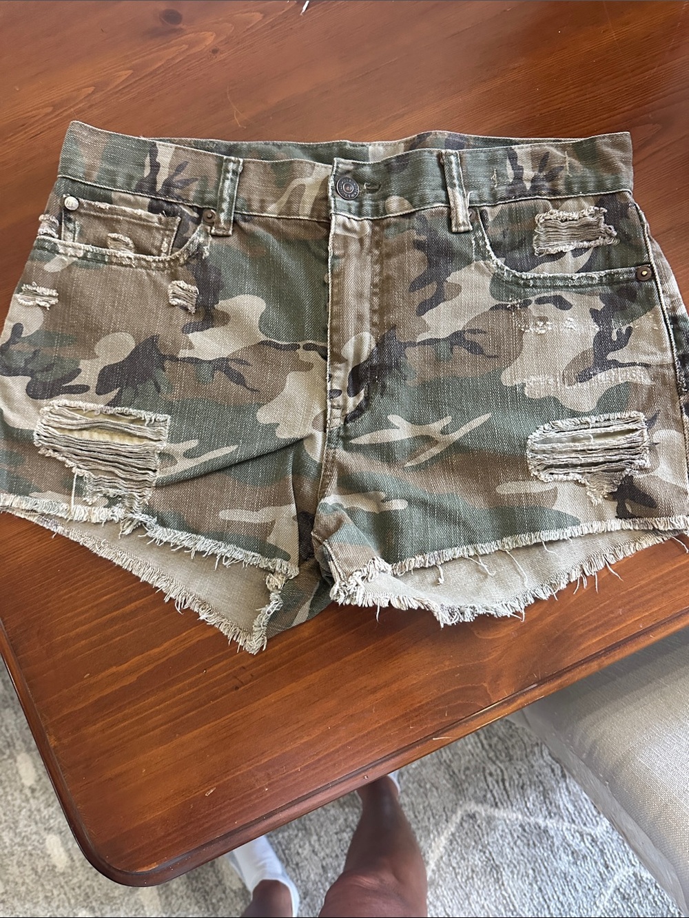 Denim & Supply Ralph Lauren Distressed Denim Cutoff Shorts - - Picture 4 of 7